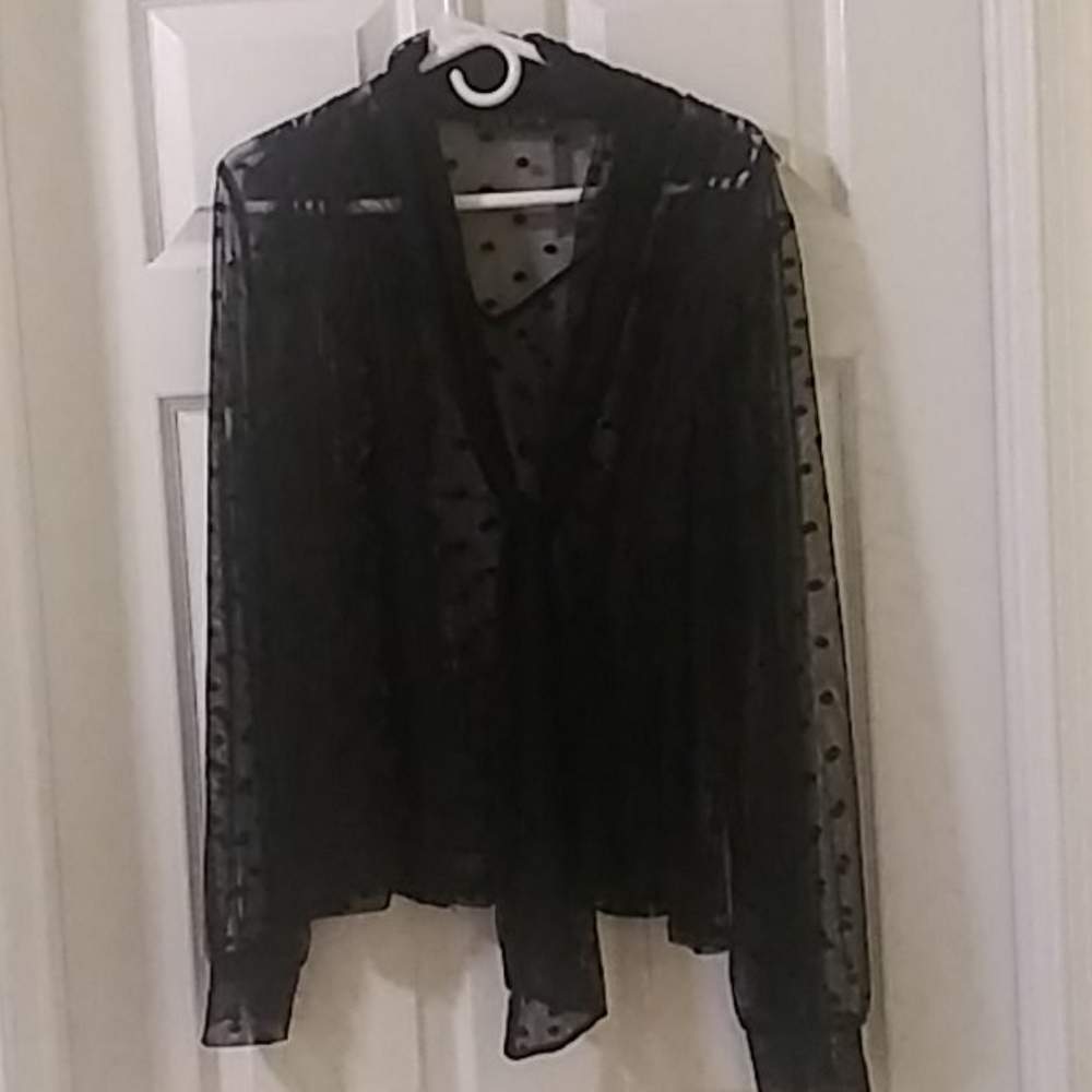 Black dress blouse